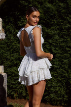 Aly - Mini vestido de encaje