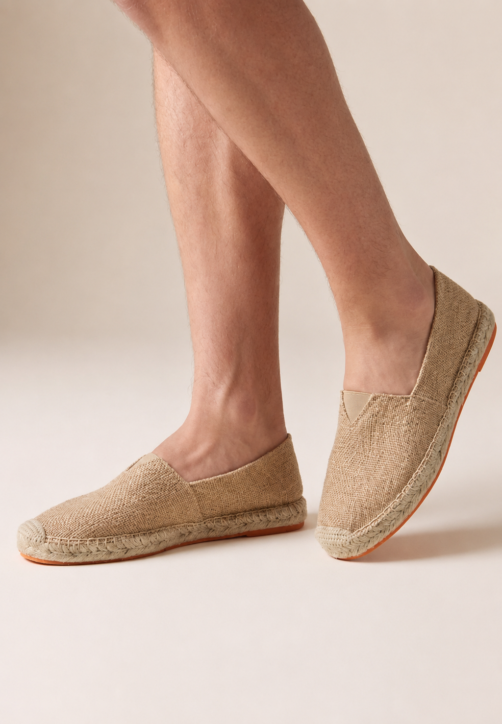 Alpargata hombre slip-on yute suela trenzada - John