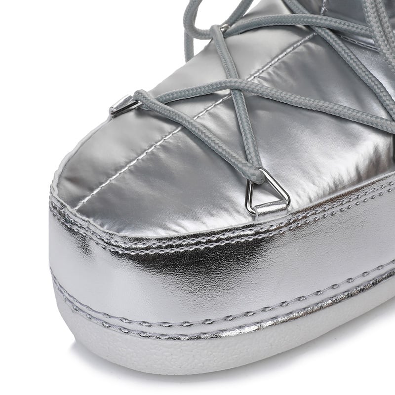 Botas de nieve para mujer impermeables acolchadas de caña media - Kolesa
