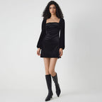 Vestido para mujer tipo terciopelo - Yalena
