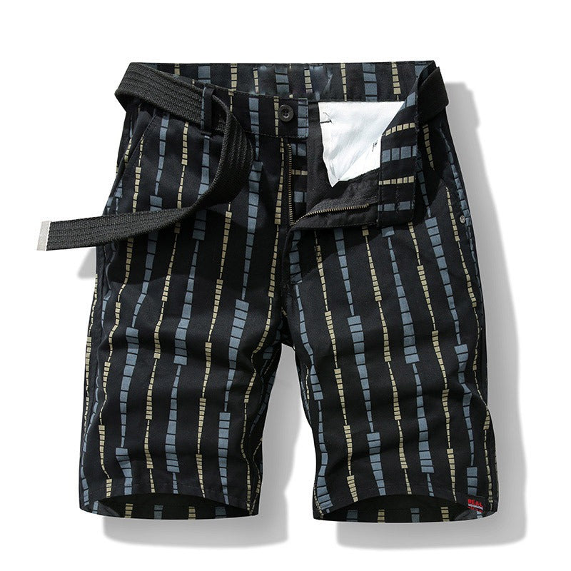 Pantalón corto para hombre estampado moderno estilo casual - Bruno