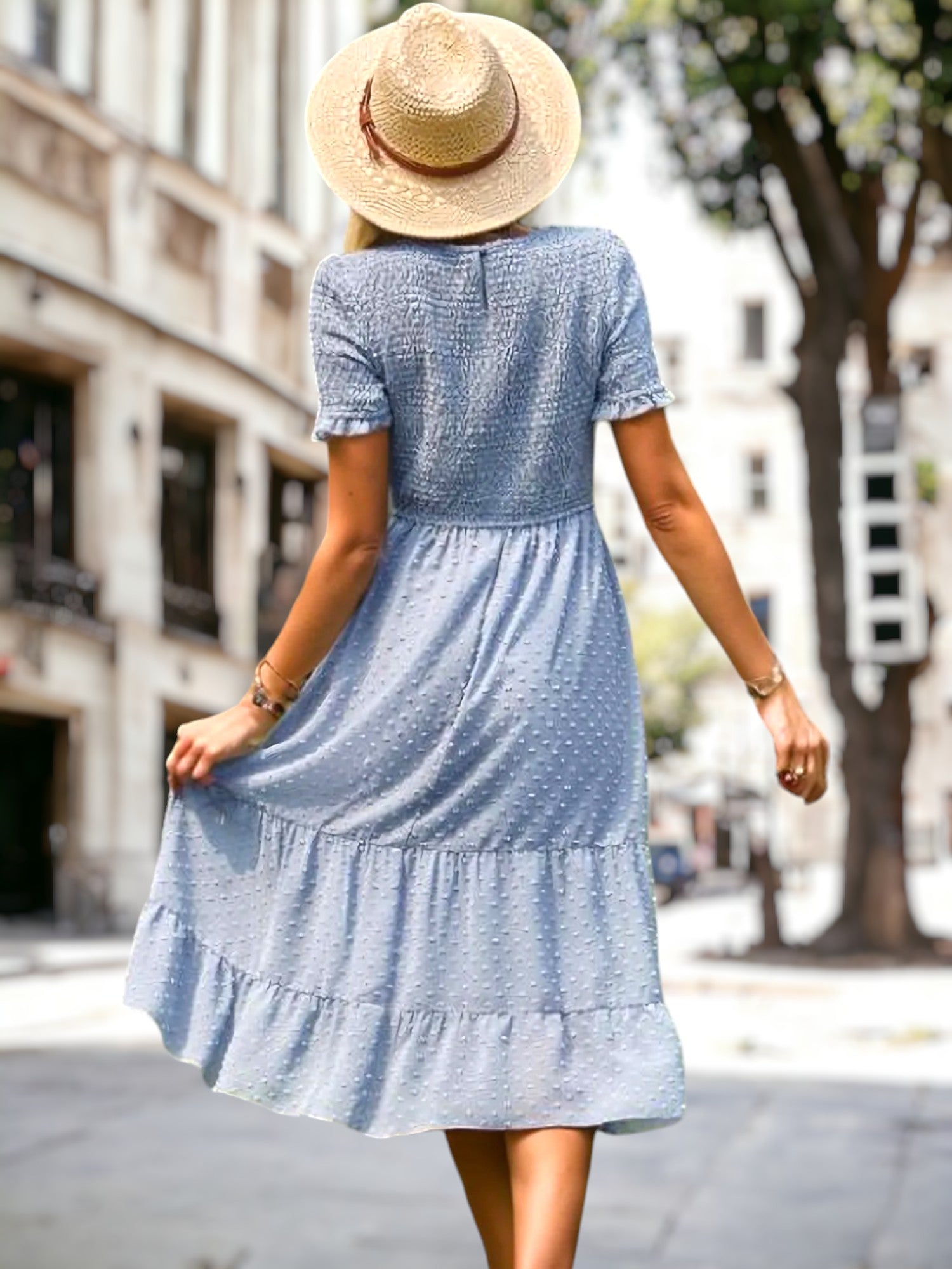 Elda - Vestido casual largo femenino en diferentes colores