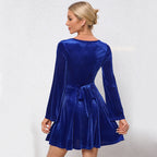 Vestido para mujer en terciopelo - Caty