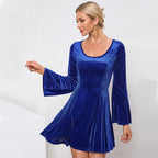 Vestido para mujer en terciopelo - Caty