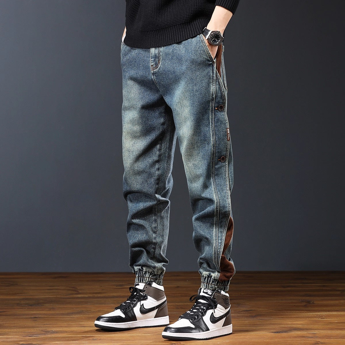 Pantalones vaqueros jogger para hombre - James