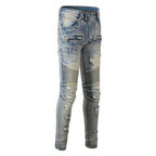 Pantalones vaqueros biker ajustados para hombre - Yrvar