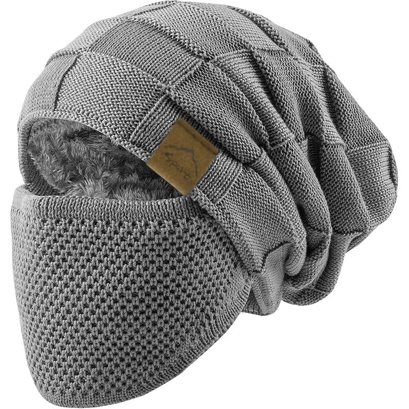 Pasamontañas de punto de invierno unisex - Billie