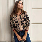 Cárdigan para mujer de punto estampado - Maelen