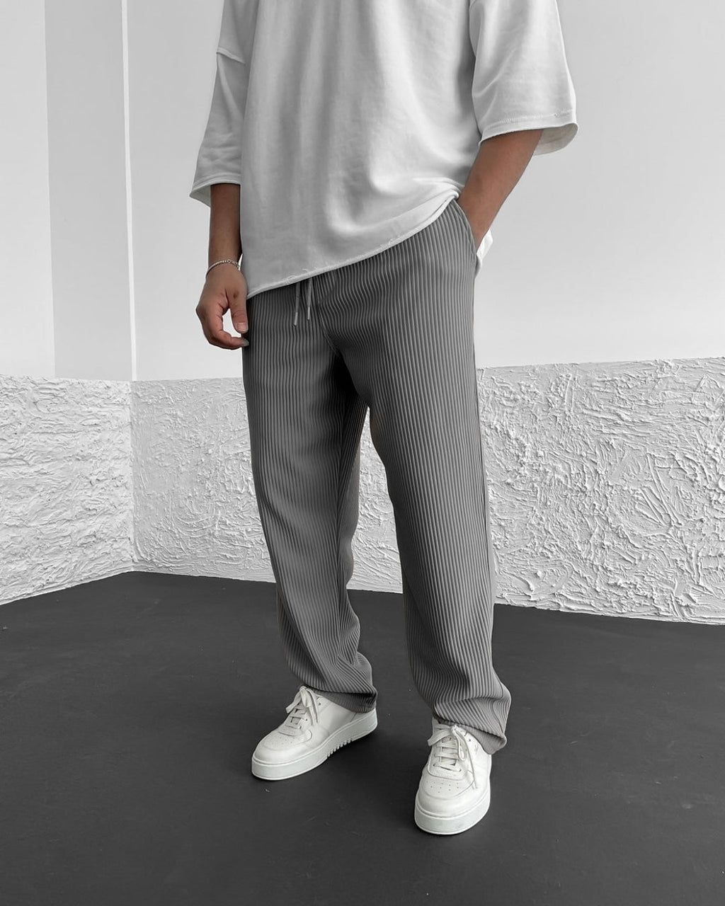 Simone - Cómodos pantalones de verano de canalé