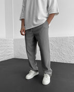 Simone - Cómodos pantalones de verano de canalé