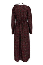 Bertha - Vestido Midi con Cuello en V y Flores