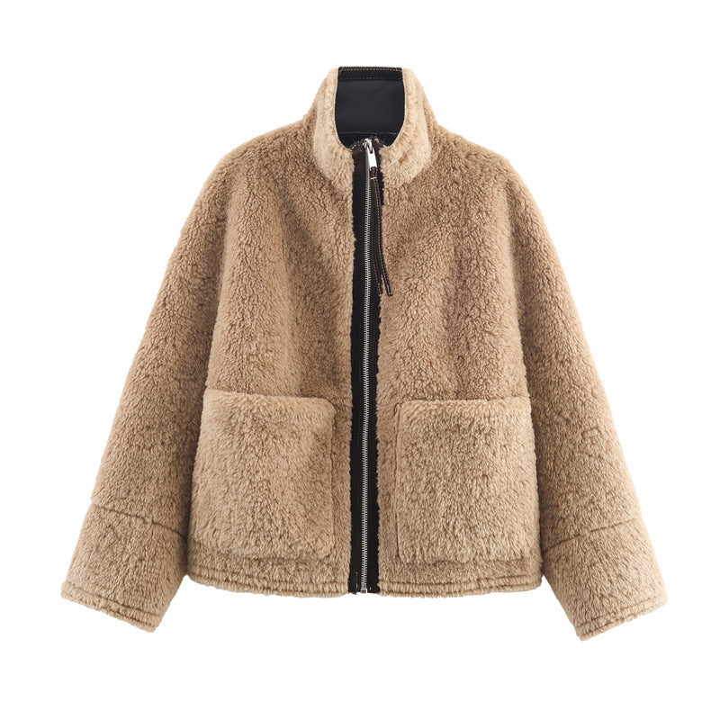 Chaqueta polar para mujer cierre frontal - Signe