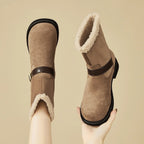 Botas de tobillo de acabado suave para mujer con silueta estilizada - Elvane