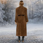 Gabardina para mujer efecto ante - Isola