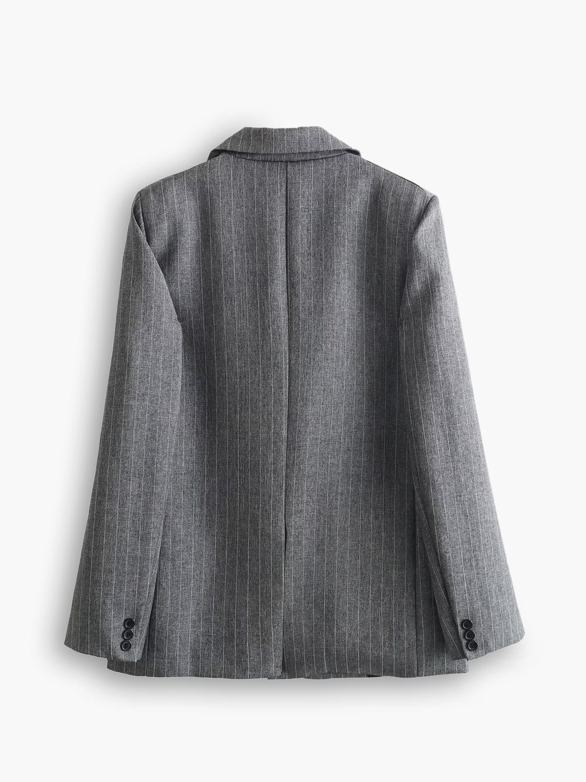 Blazer gris oversize para mujer con dos botones - Jana