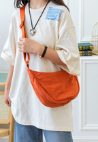 Bolso bandolera mujer nylon media luna correa regulable - Vianne
