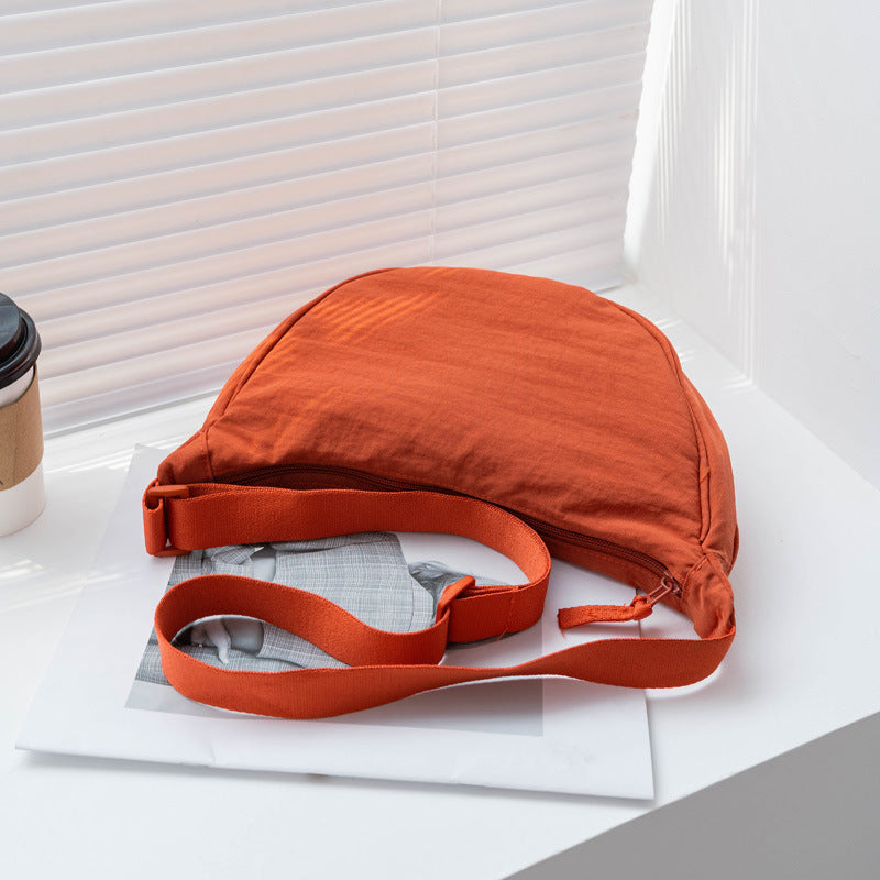Bolso bandolera mujer nylon media luna correa regulable - Vianne