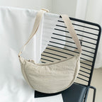 Bolso bandolera mujer nylon media luna correa regulable - Vianne