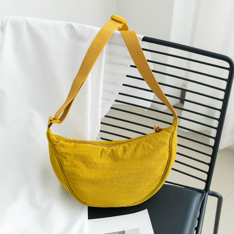 Bolso bandolera mujer nylon media luna correa regulable - Vianne