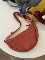 Bolso de hombro mujer curvado correa regulable - Clémence