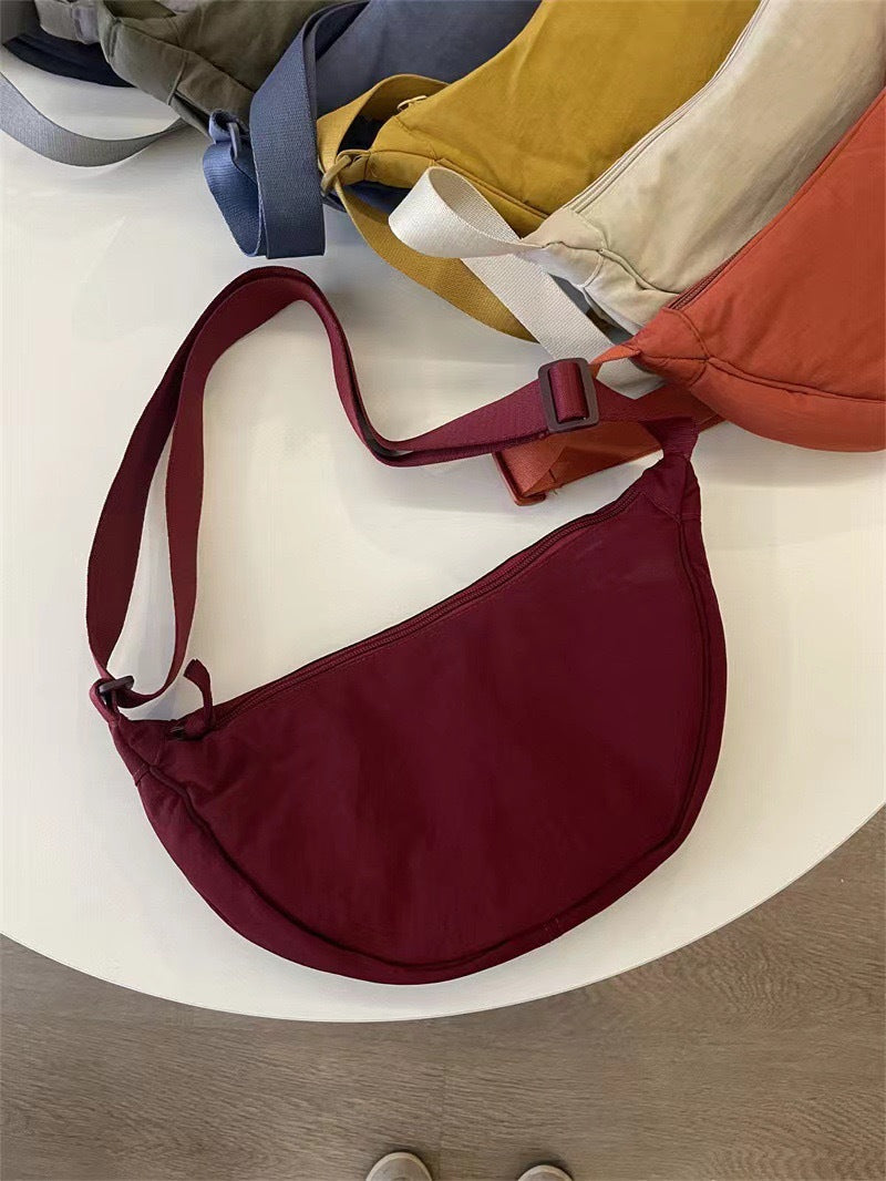 Bolso de hombro mujer curvado correa regulable - Clémence