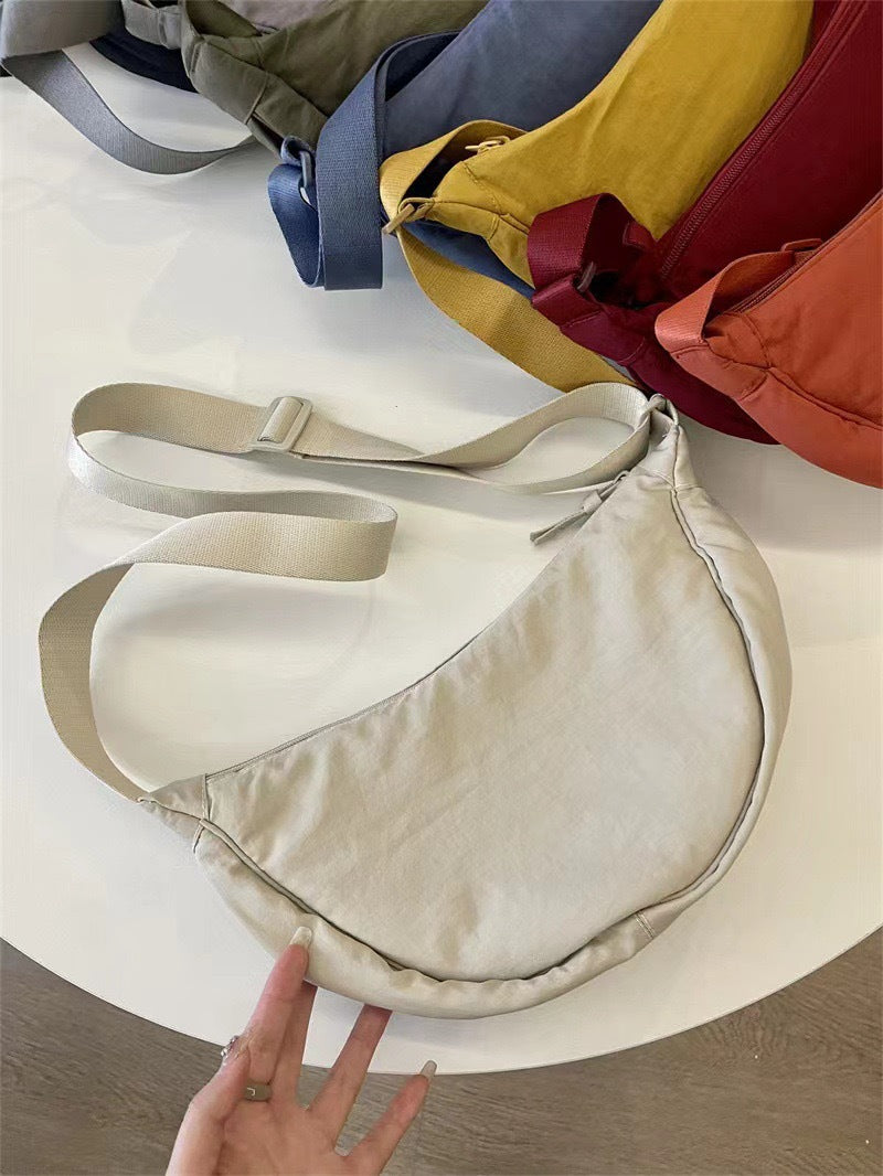 Bolso de hombro mujer curvado correa regulable - Clémence