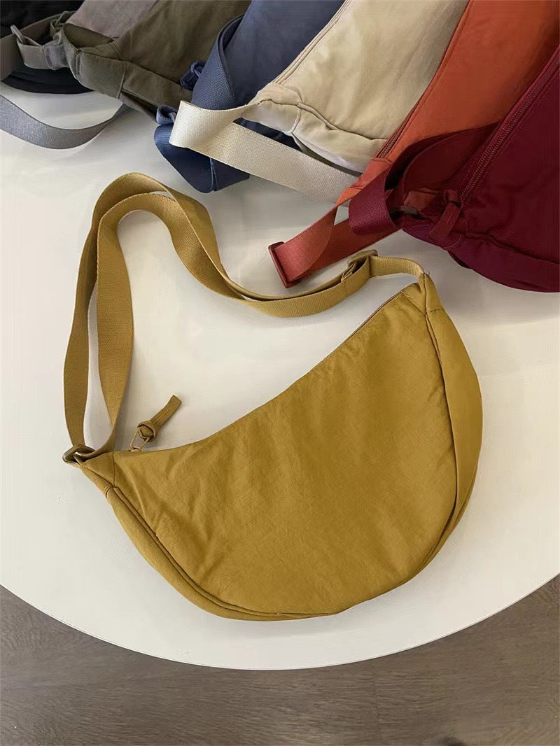 Bolso de hombro mujer curvado correa regulable - Clémence