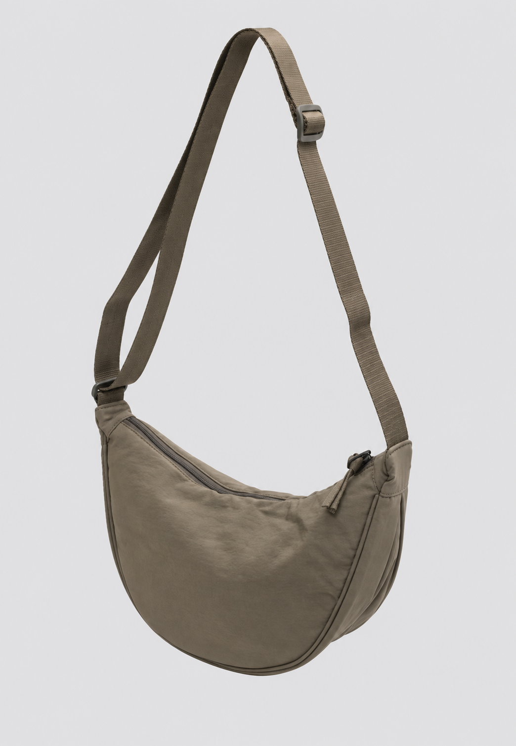 Bolso hombro nylon mujer media luna correa ajustable - Camille