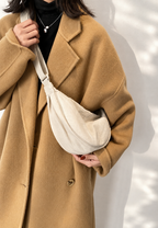 Bolso hombro nylon mujer media luna correa ajustable - Camille