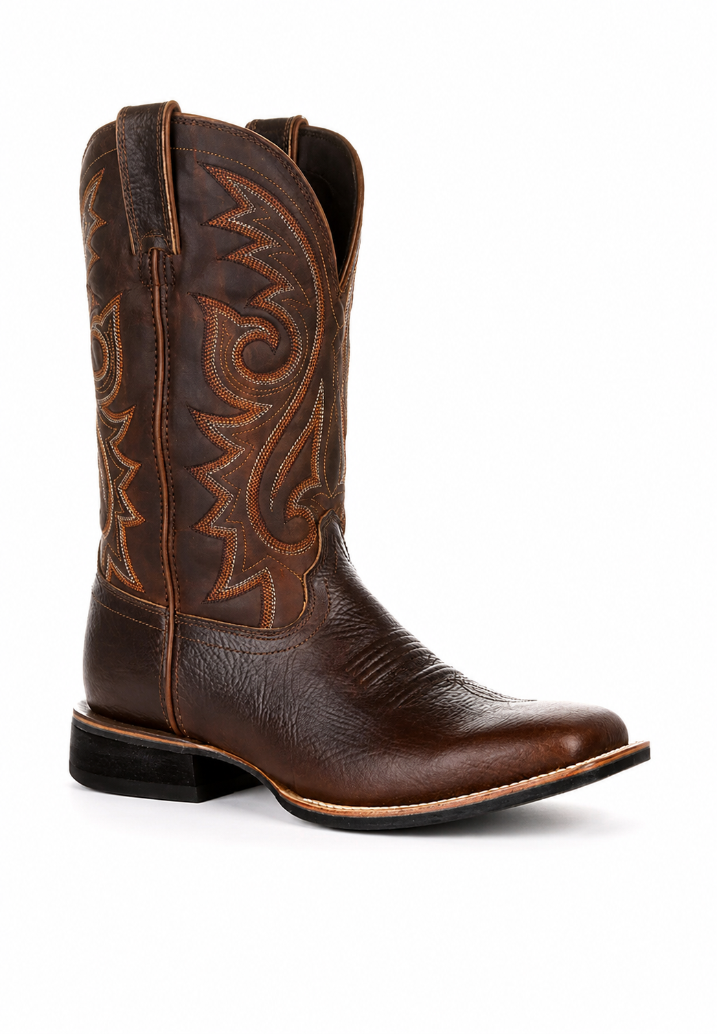 Botas cowboy para hombre de piel sintética con bordados - Hagen