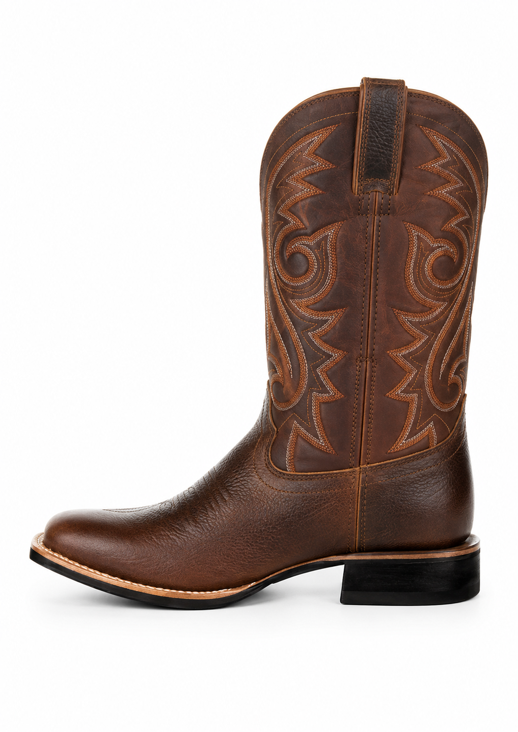 Botas cowboy para hombre de piel sintética con bordados - Hagen