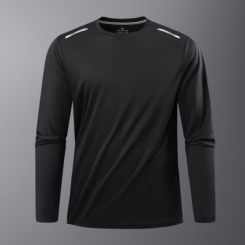 Camiseta deportiva dry fit para hombre manga larga - Hjalmer