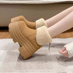 Botines de plataforma para mujer diseño acolchado - Svea