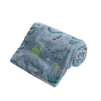 Manta Infantil Flannel Dinosaurios