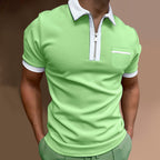 Anton - Bolso slim con solapa de moda para hombre