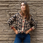 Cárdigan para mujer de punto estampado - Maelen