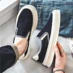 Zapatillas slip-on hombre lona transpirable - Adrix