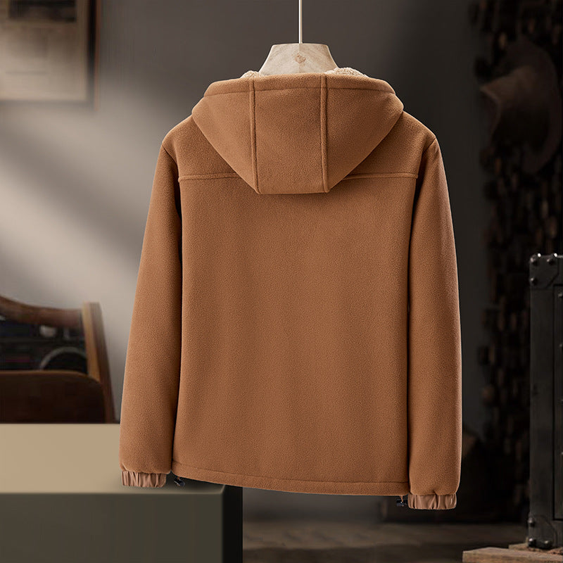 Chaqueta para hombre de tejido afelpado - Hadrien