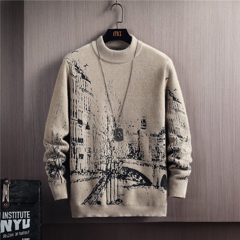 Jersey para hombre tejido grueso efecto urbano - Naël