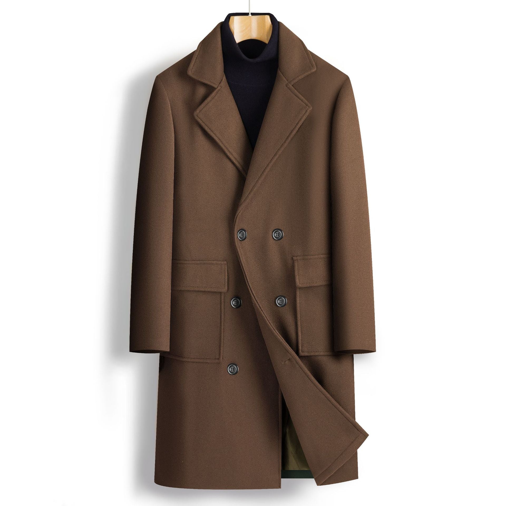 Abrigo de lana elegante para hombre - Henrik