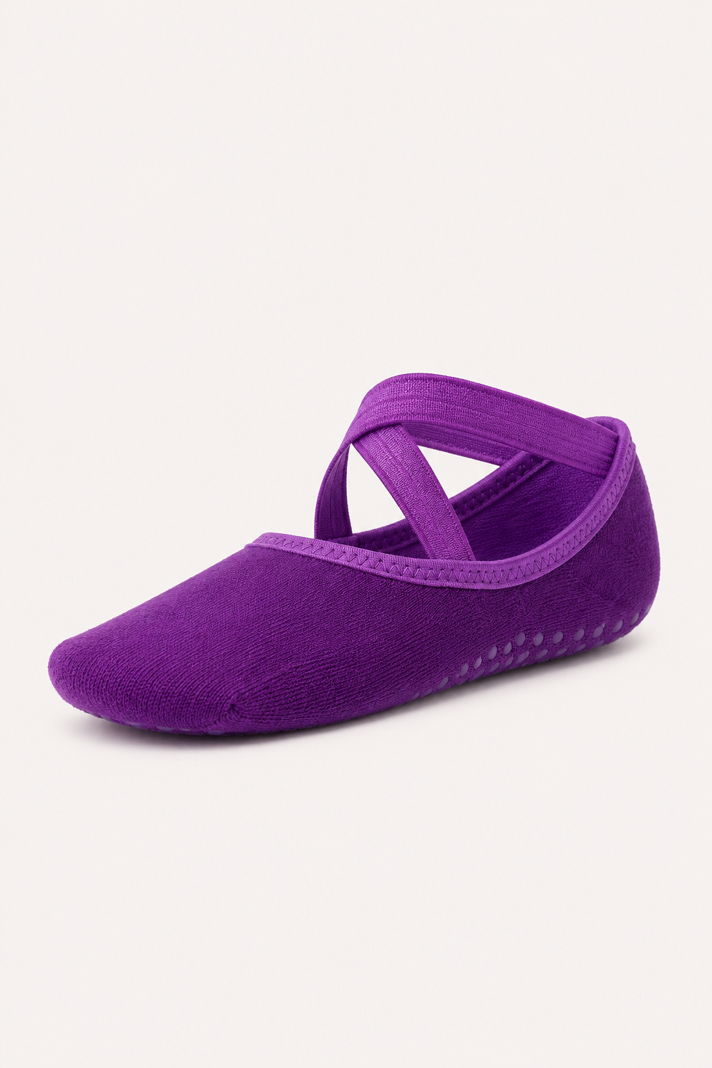 Calcetines antideslizantes para yoga y pilates con tiras cruzadas - Klara