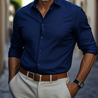 Camisa slim fit de hombre manga larga - Philipp