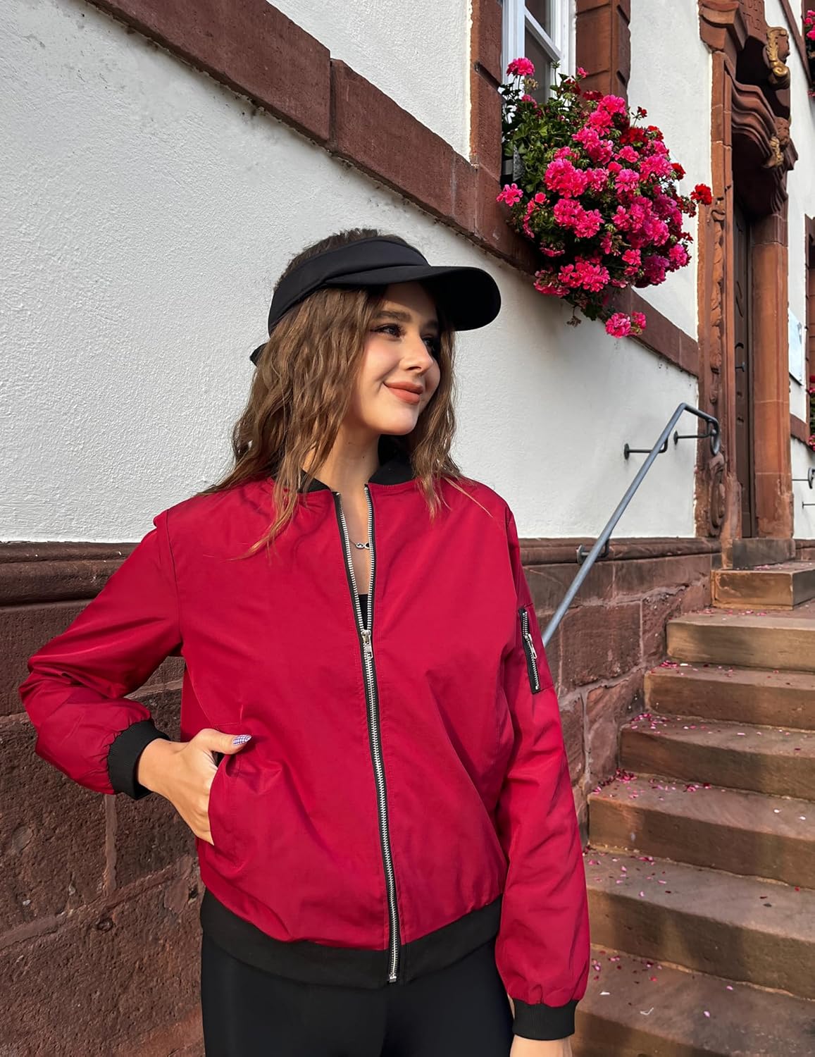 Cazadora bomber corta mujer acabado satinado - Vianne