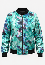 Cazadora bomber mujer estampado floral cremallera - Felicia