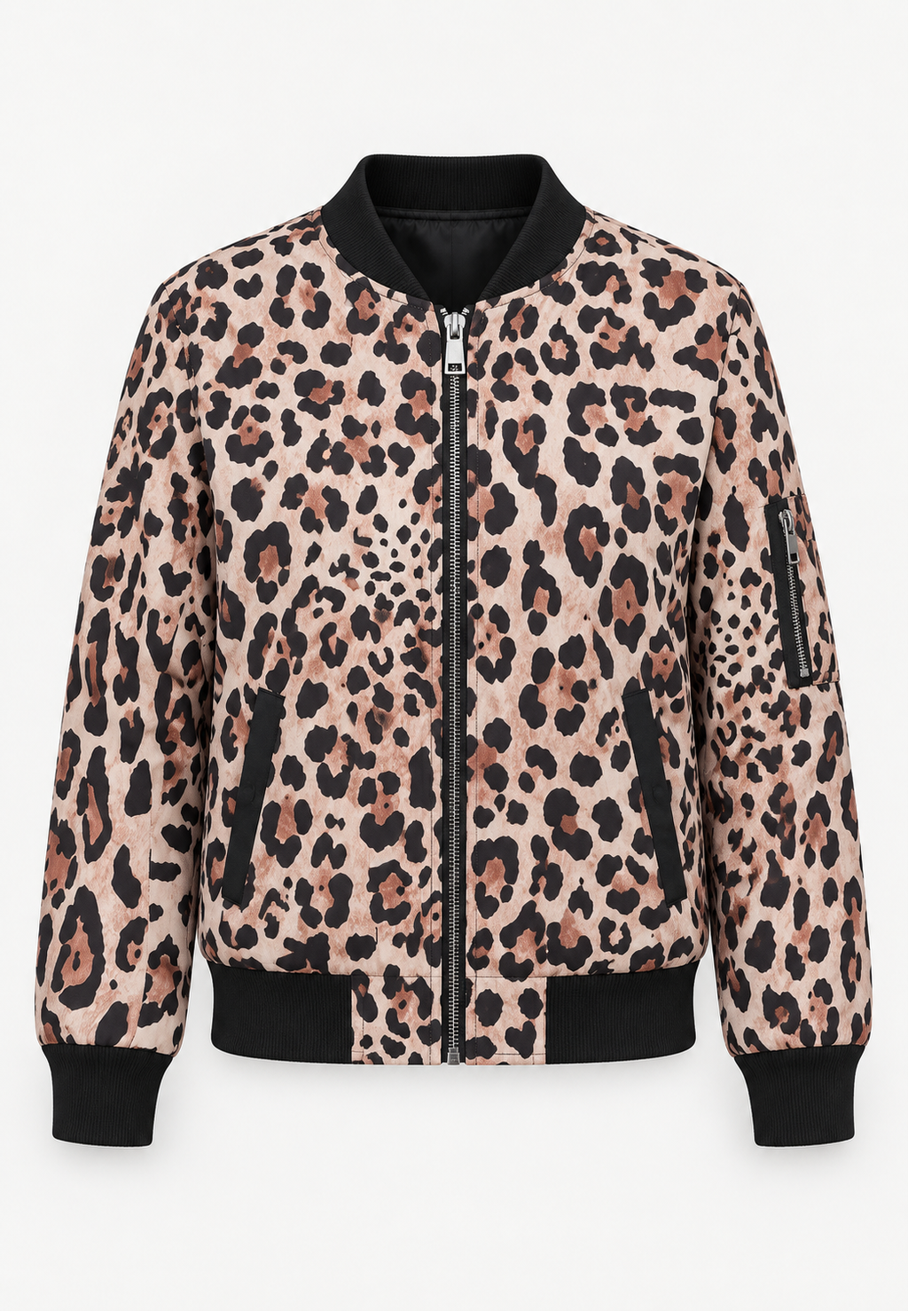Cazadora bomber mujer estampado floral cremallera - Felicia