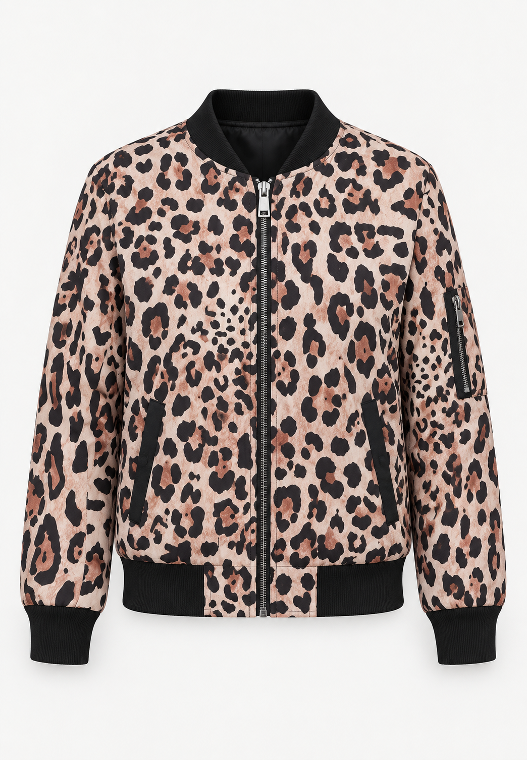 Cazadora bomber mujer estampado floral cremallera - Felicia