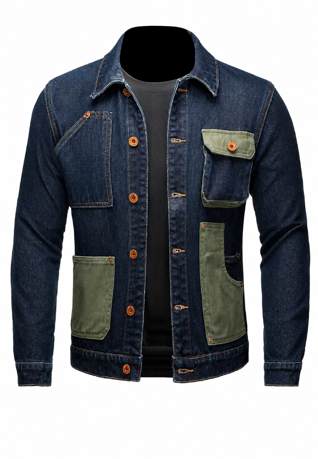 Chaqueta vaquera casual multibolsillos - Kilyan