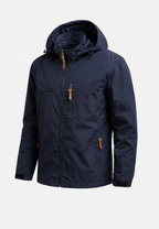 Chaqueta cortavientos impermeable para hombre con capucha - Jost