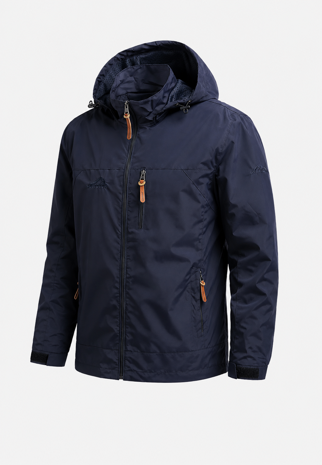 Chaqueta cortavientos impermeable para hombre con capucha - Jost