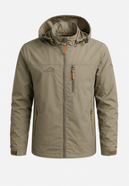 Chaqueta cortavientos impermeable para hombre con capucha - Jost